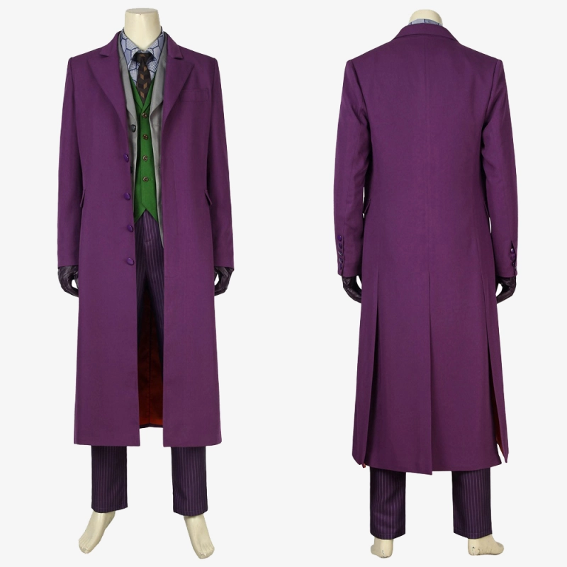 Joker Coat Costume Cosplay Batman The Dark Knight Rises Ver.1 Unibuyplus