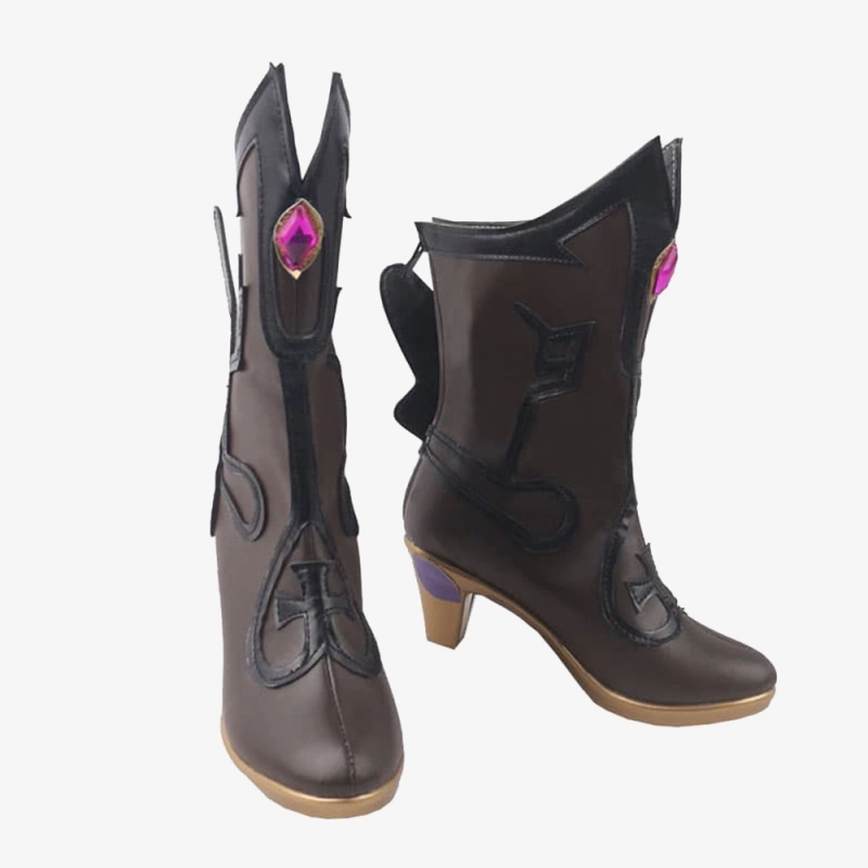 Genshin Impact Fischl Shoes Cosplay Women Boots Unibuy