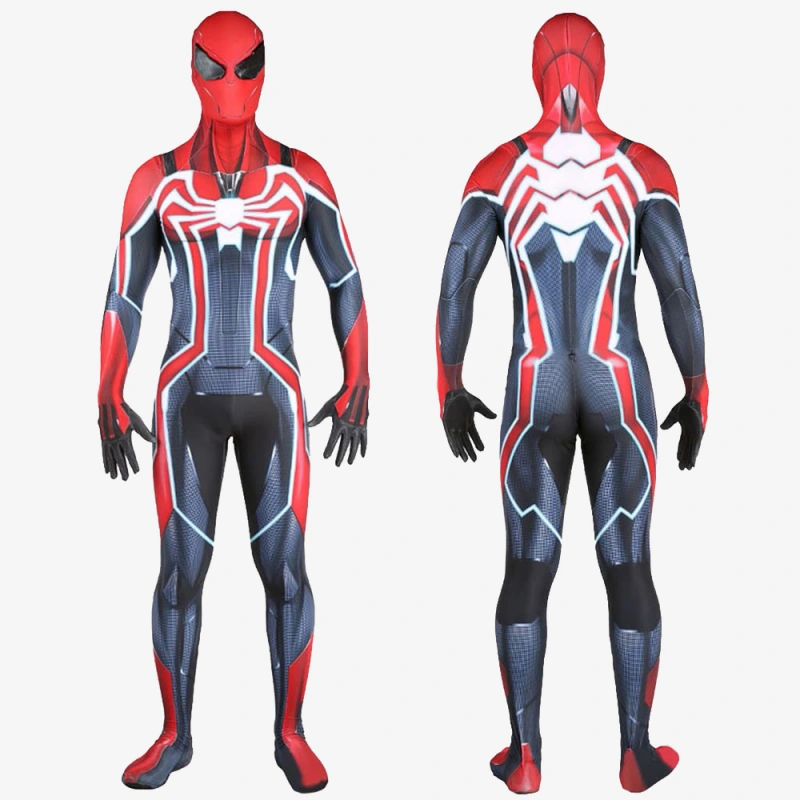 Spider-Man PS4 Velocity Suit Cosplay Costume Jumpsuit Bodysuit Unibuy