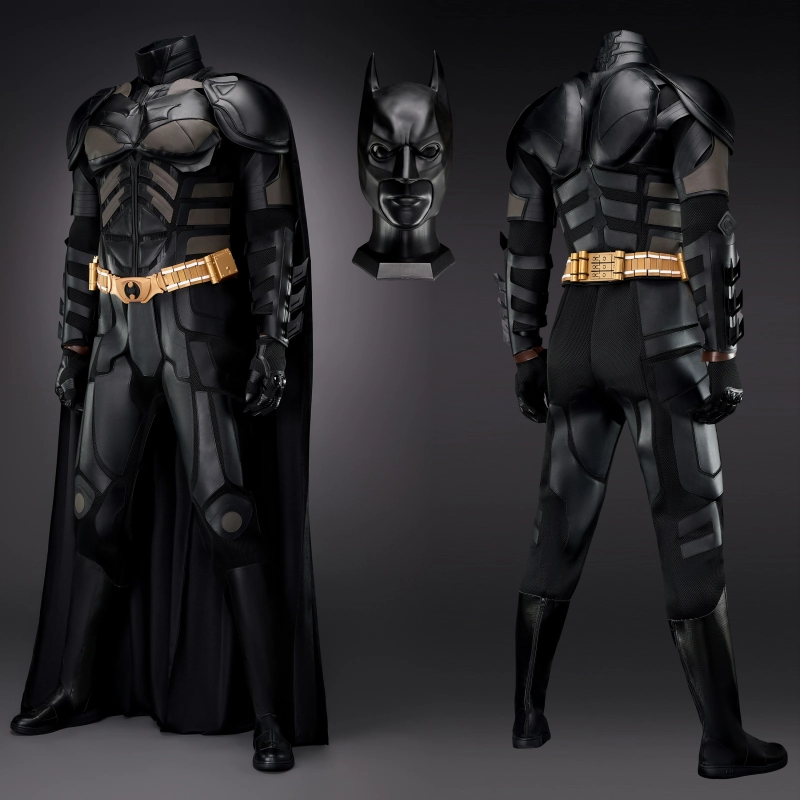 The Dark Knight Rises Batman Costume Cosplay Suit Bruce Wayne Unibuyplus