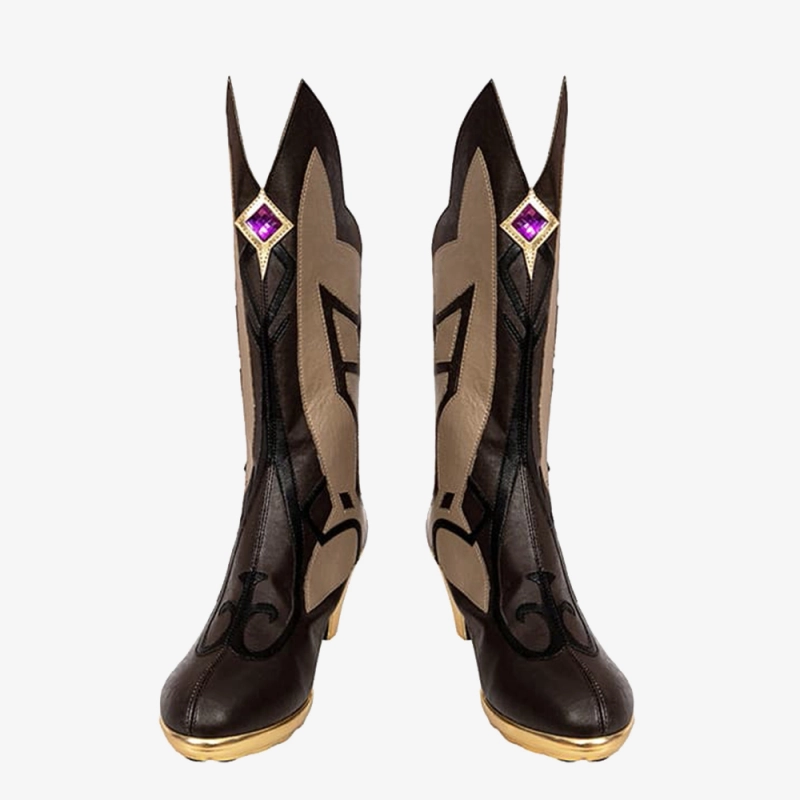 Genshin Impact Fischl Shoes Cosplay Women Boots Ver.1 Unibuy