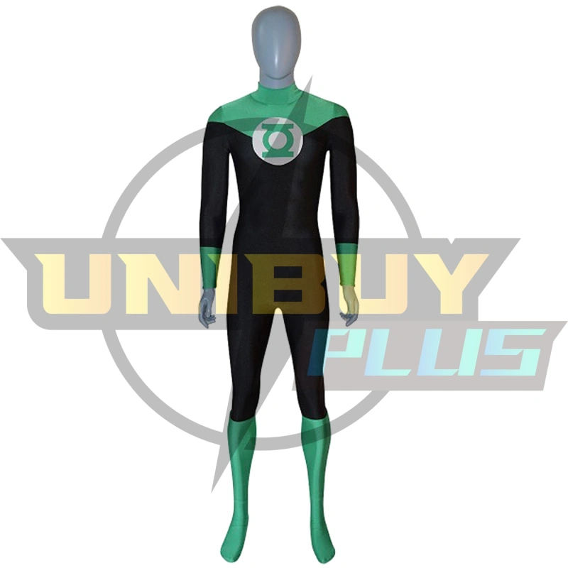 Green Lantern John Stewart Costume Cosplay Suit Bodysuit For Kids Adult Unibuyplus