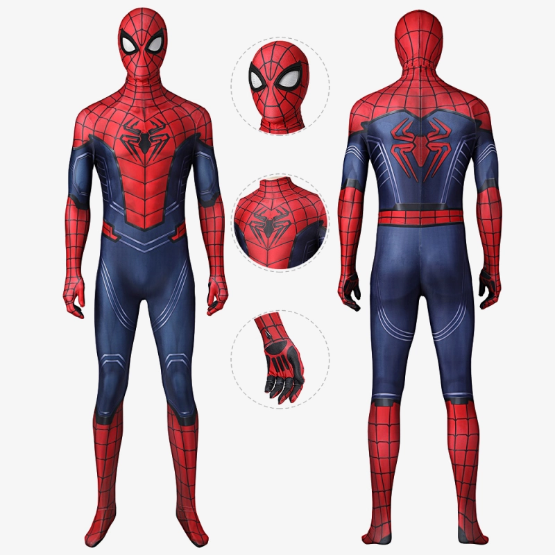 Marvel's Avengers PS5 Spider-Man Costume Cosplay Suit Unibuy