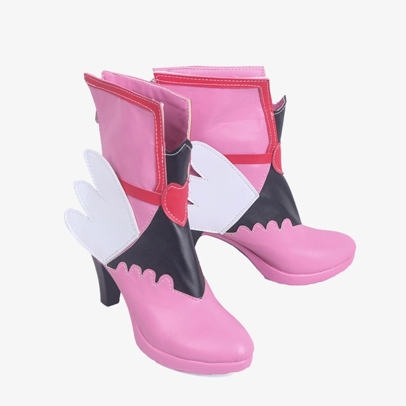 Overwatch OW DVA Skin Song Hana Lolita Pink Magic Girl Cosplay Shoes Women Boots Unibuy