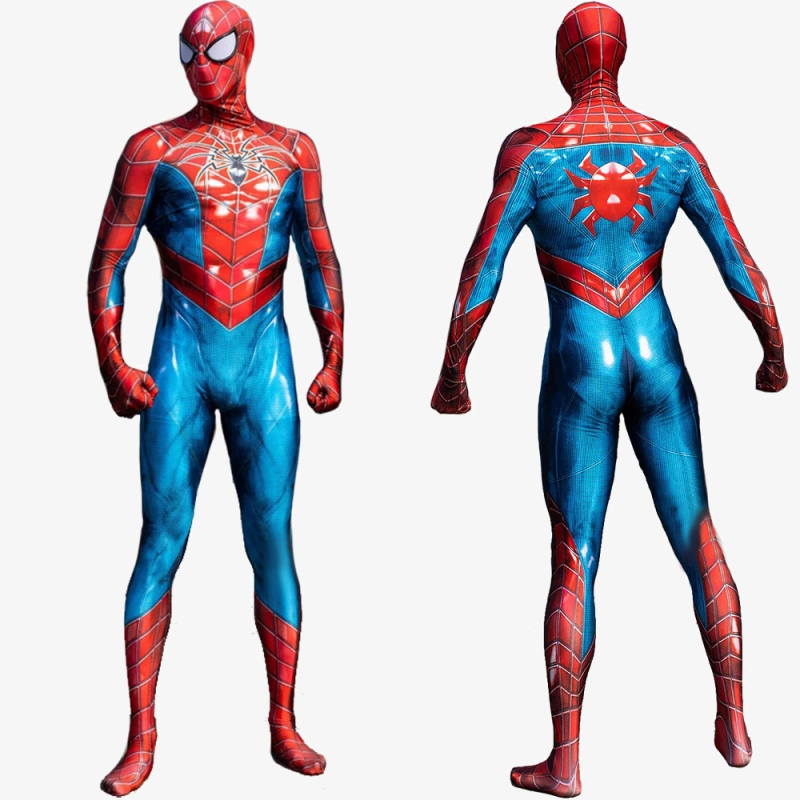 All New All Different Spider-Man Spiderman Costume Cosplay Suit Peter Parker Bodysuit For Men Kids Unibuyplus