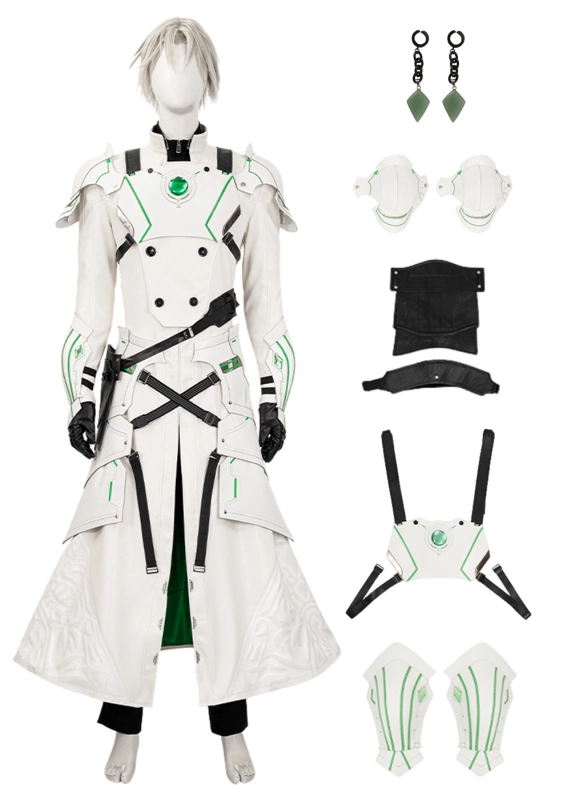 Sephiroth Costume Cosplay Suit Final Fantasy VII White Ver. Unibuyplus