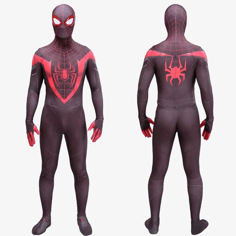 Spider-man ps5 costume Miles Morales Cosplay Costume For Kids Adult Unibuy