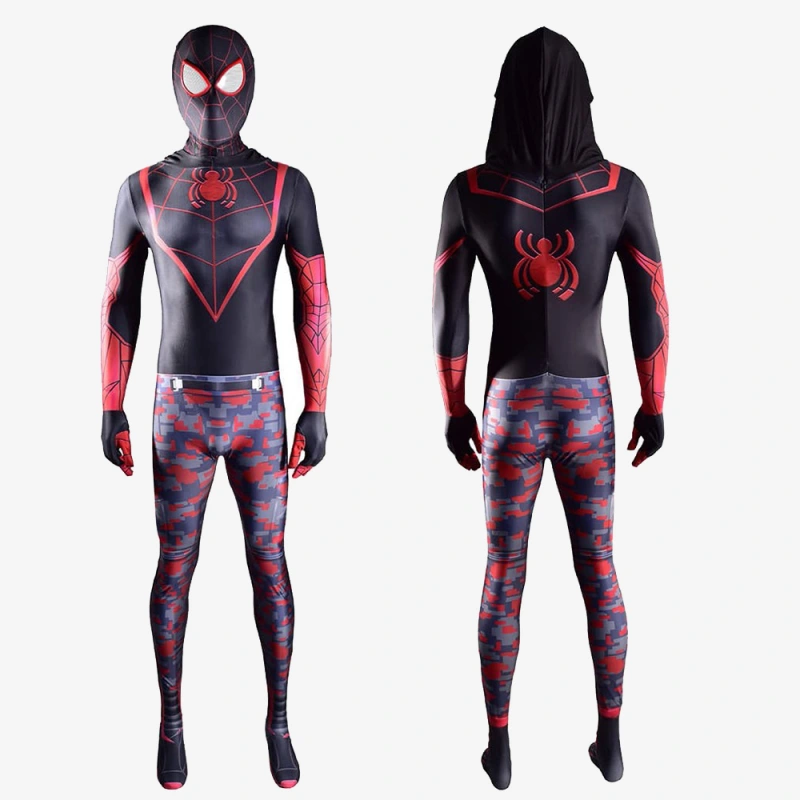 Spider-Man PS5 Miles Morales Costume Cosplay The End Suit Unibuy