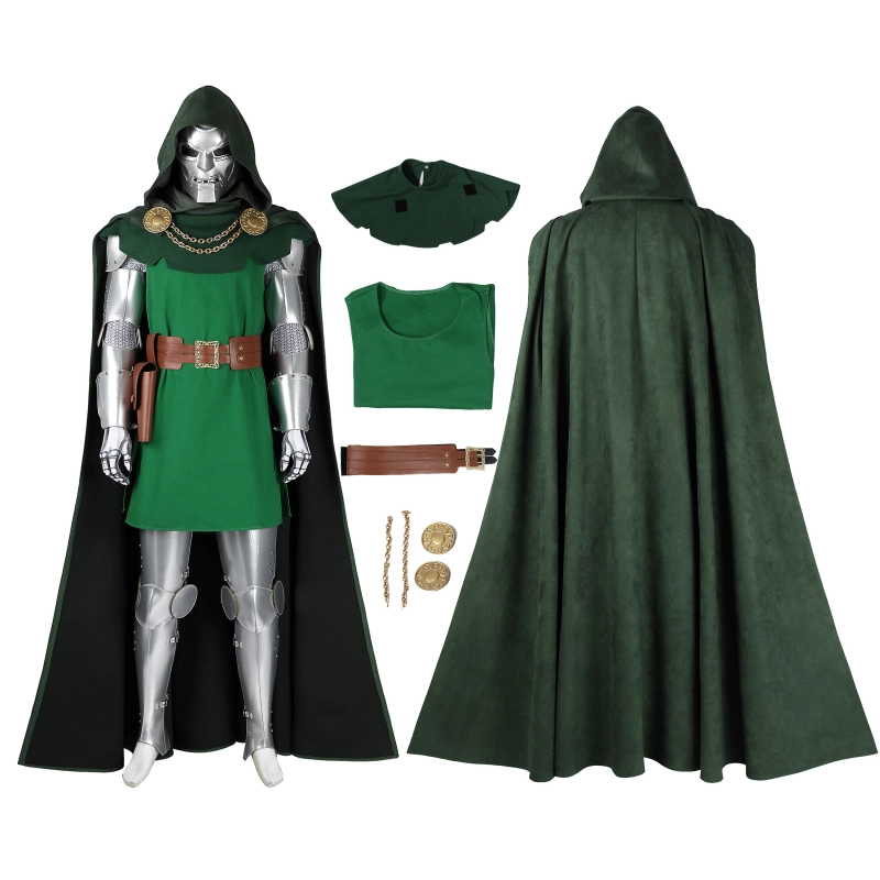 Fantastic Four Doctor Doom Cosplay Costume Suit Victor Von Doom Unibuyplus
