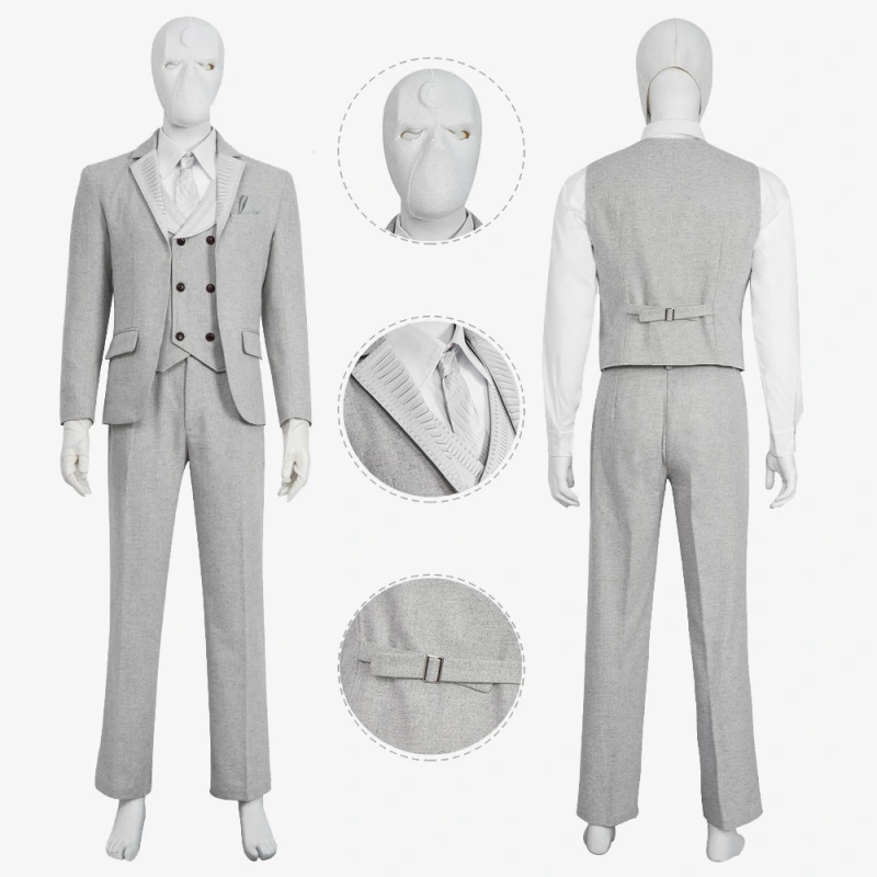 Mr Knight Costume Cosplay Suit Moon Knight Blazer Unibuyplus