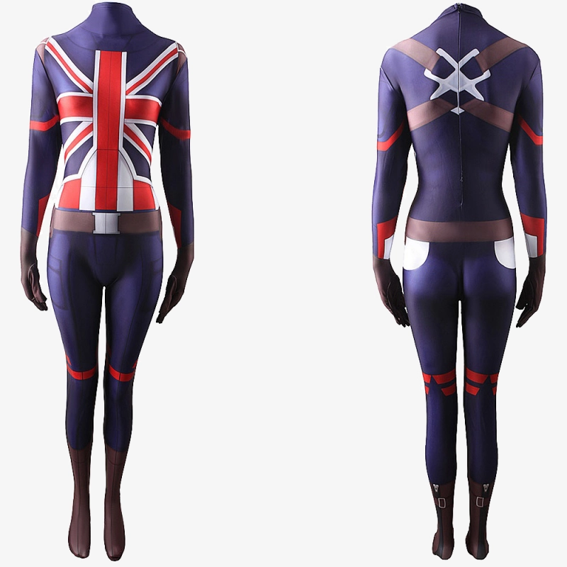 Peggy Carter Captain Carter Costume Cosplay Suit What If	For Kids Adult Unibuyplus