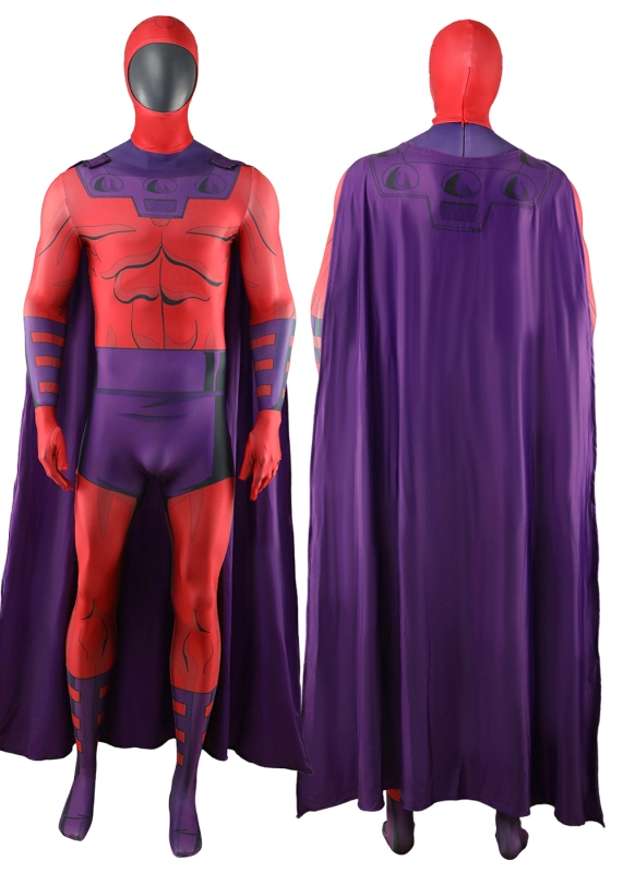 X-Men 97 Magneto Bodysuit Cosplay Costume Suit Erik Lehnsherr For Kids Adult Unibuyplus