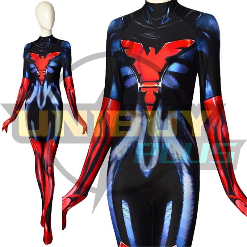 X-Men Jean Grey-Summers Costume Cosplay Suit Bodysuit For Kids Adult Unibuyplus