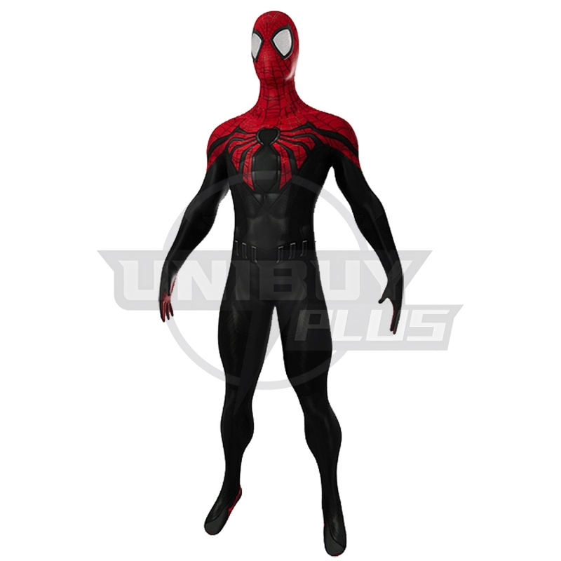 PS5 Marvel's Spider-Man 2 Costume Cosplay Suit Peter Parker Superior Bodysuit For Kids Adult Unibuyplus