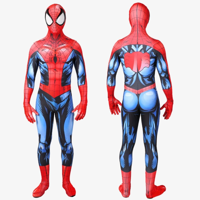 Ultimate Spider-Man Costume Cosplay Suit Comic Ver. For Kids Adult Unibuyplus