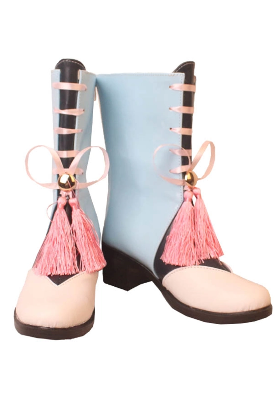 Genshin Impact Kamisato Ayaka Shoes Cosplay Women Boots Unibuyplus