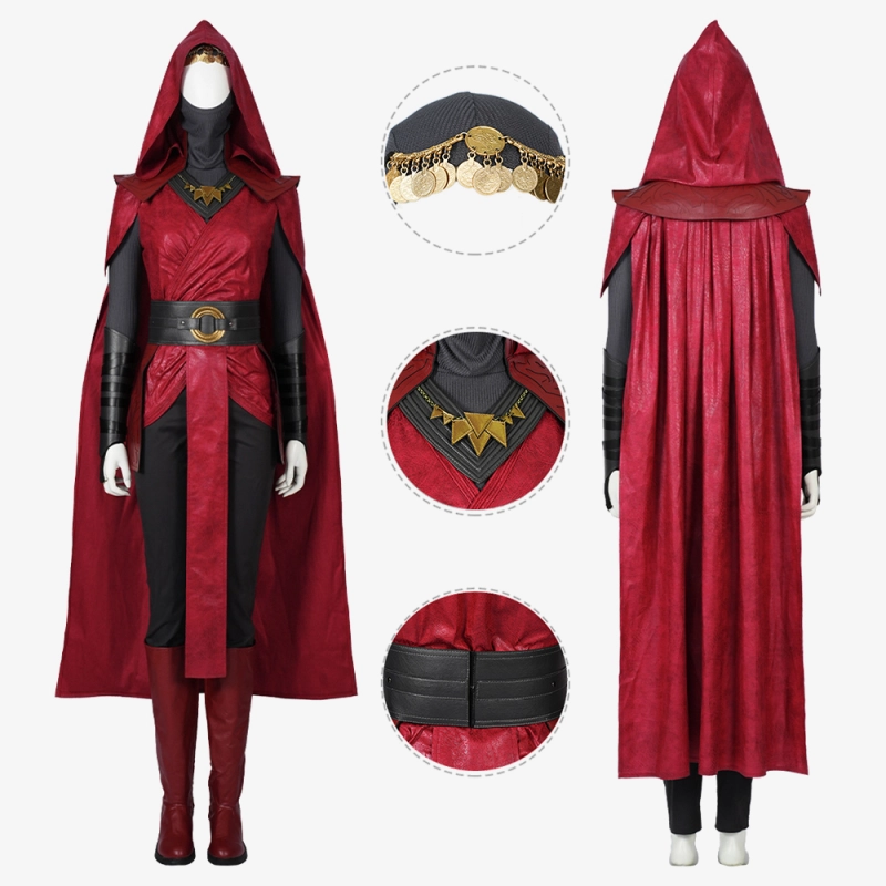 Star Wars Jedi Fallen Order Night Sister Merrin Costume Cosplay Suit For Women Unibuyplus