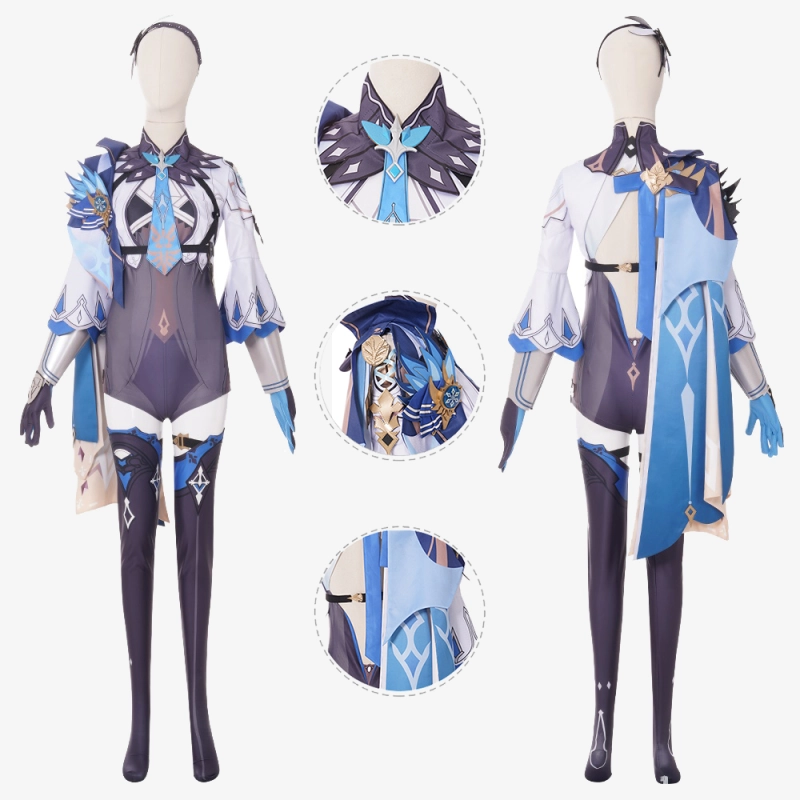 Genshin Impact Eula Costume Cosplay Suit Ver 2 Unibuy