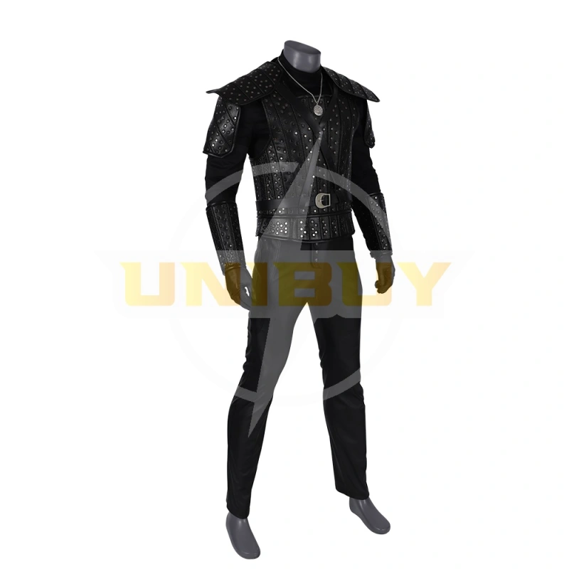 Geralt of Rivia Costume Cosplay Suit White Wolf The Witcher Full Set Unibuy