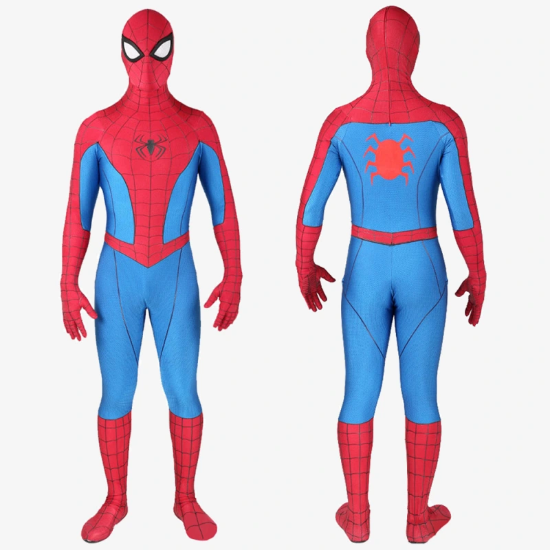 Spider Man PS4 Classic Suit Cosplay Costume For Kids Adult Unibuyplus