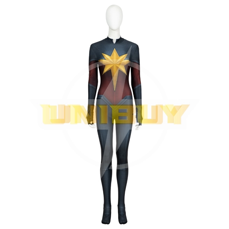 The Marvels 2 Captain Marvel Bodysuit Costume Cosplay Carol Danvers Suit for Adults Kids Unibuy