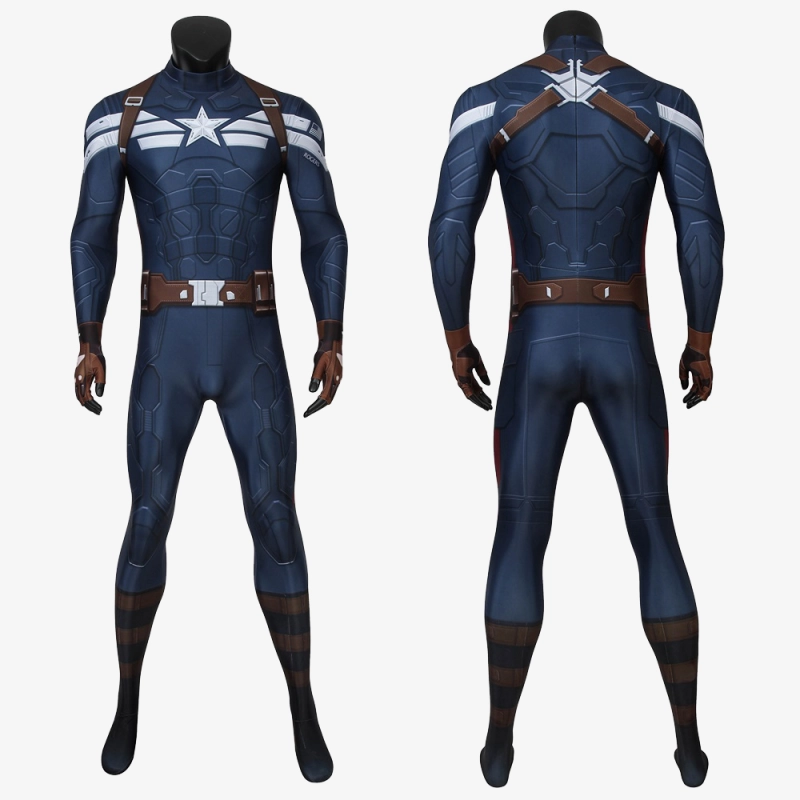 Captain America Costume Cosplay Suit Steve Rogers The Winter Soldier Unibuy