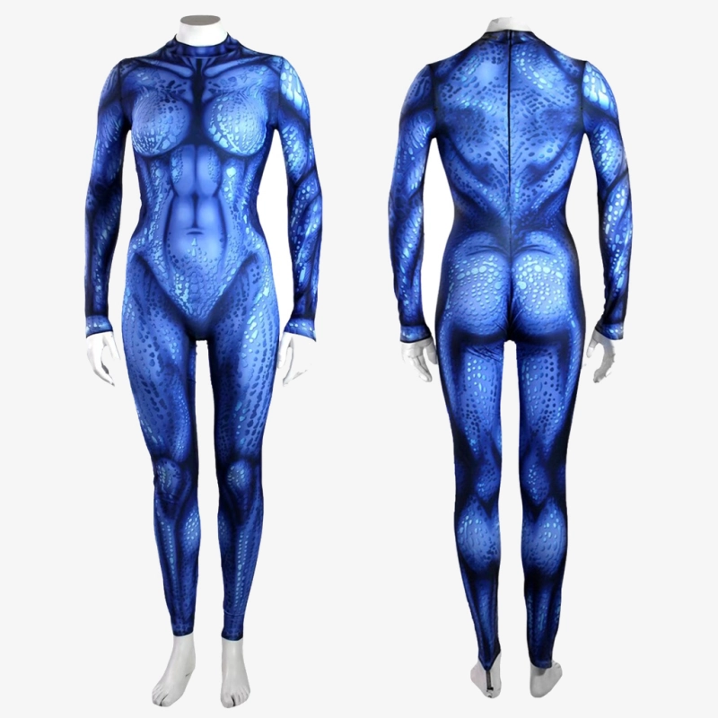 X-men Mystique Suit Costume Bodysuit Cosplay For Kids Adult Unibuy