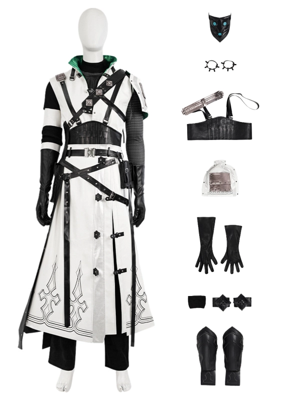 Sephiroth Costume Cosplay Suit Final Fantasy VII Lifestream Unibuyplus
