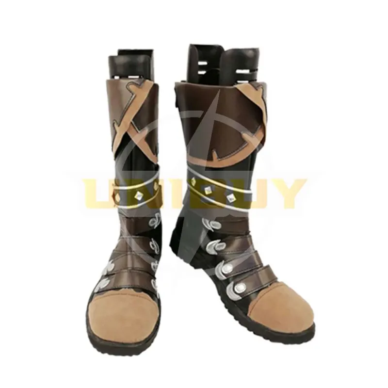 Genshin Impact Diluc Shoes Cosplay Men Boots Unibuy