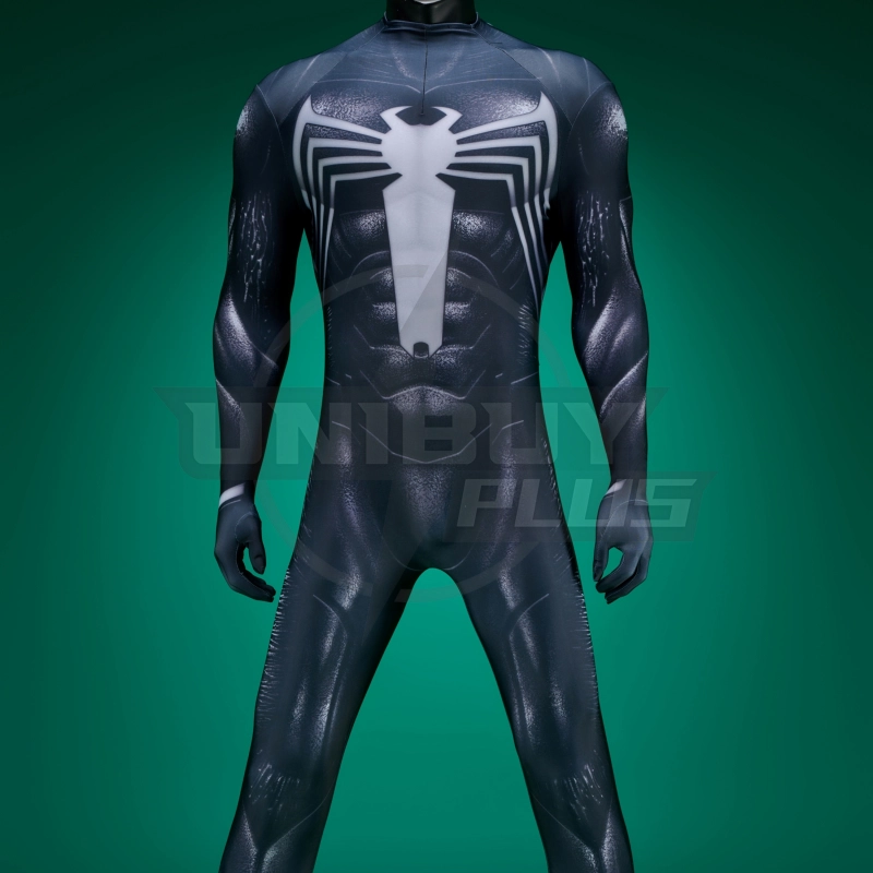 Marvel's Spider-Man 2 Venom Black Symbiote Suit Costume Cosplay UnibuyPlus