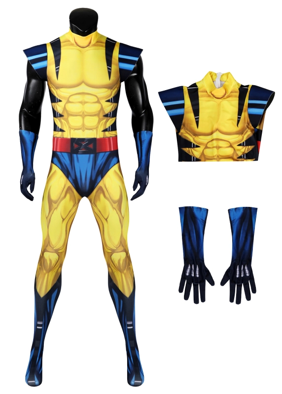X-Men 97 Wolverine Bodysuit Costume Cosplay Suit Unibuyplus