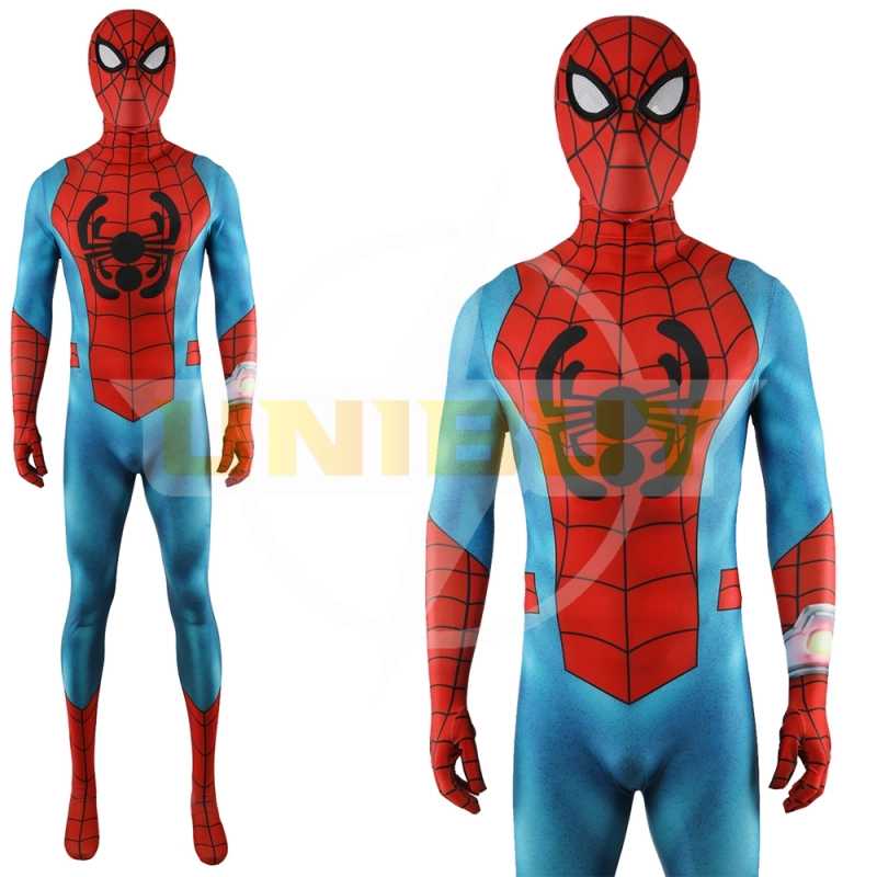 Spider-Man Across the Spider-Verse Comic Suit Costume Cosplay Bodysuit For Men Kids Unibuy