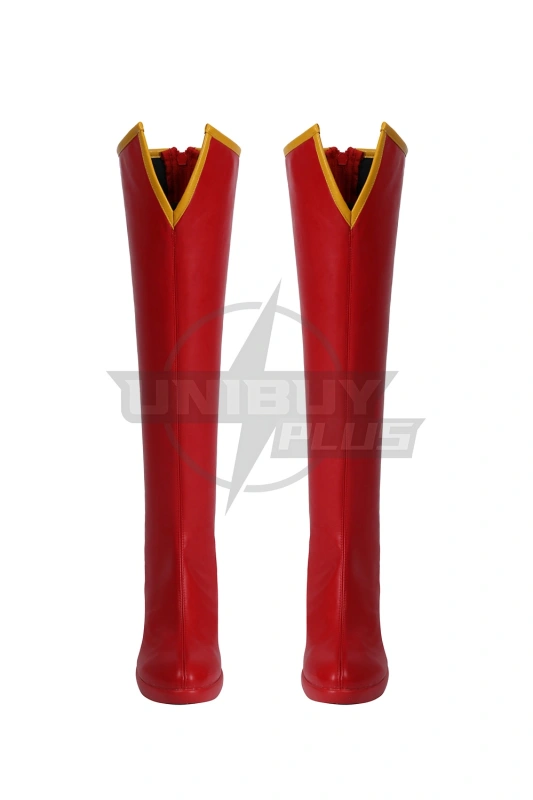 Superman Legacy Supergirl Shoes Cosplay Women Boots Unibuyplus