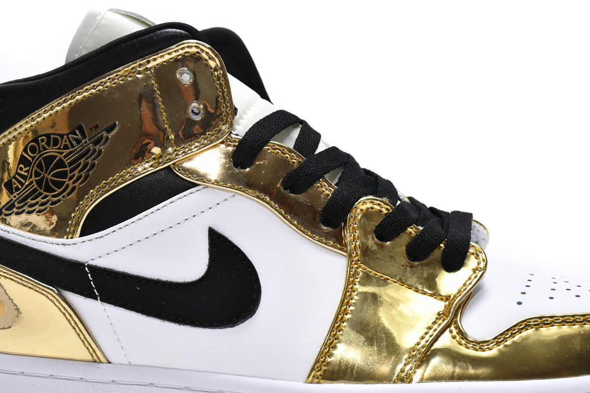 Air Jordan 1 Mid SE GS Metallic Gold DC1420-700