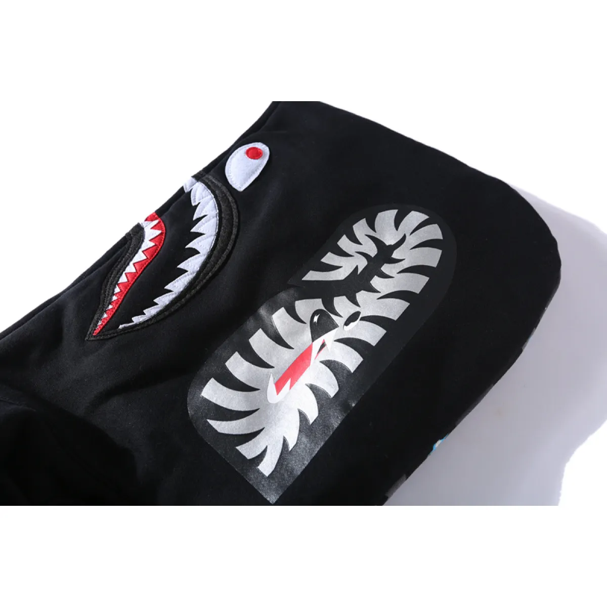 BAPE Space Camo Shark WGM Full-Zip Spliced Hoodie