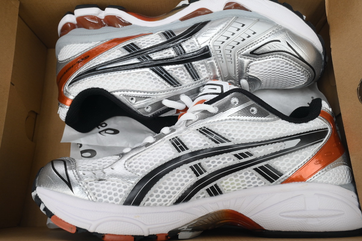ASICS Gel-Kayano 14 White Piquant Orange 1201A019-109