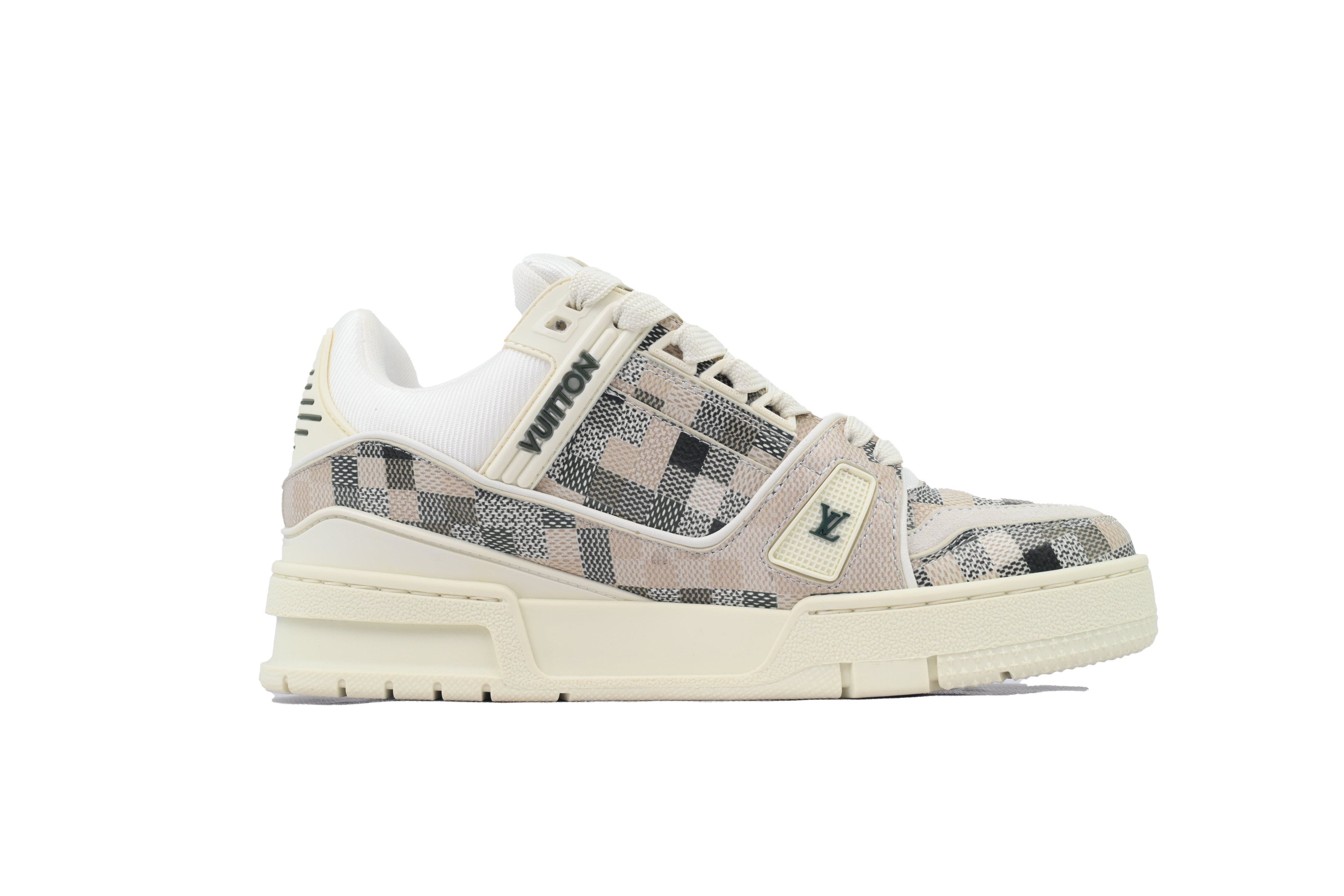 Louis Vuitton Sneakers LV Trainer Grey White Grid - ogsneaker
