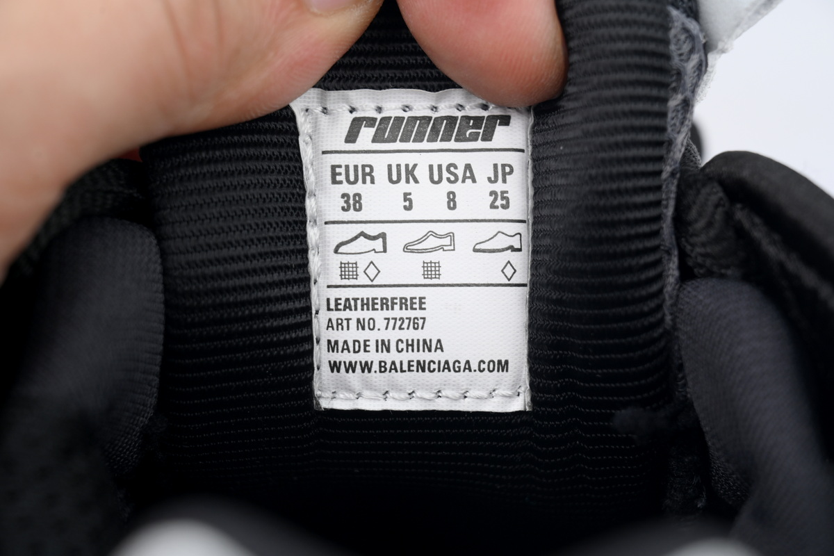 Balenciaga Runner Sneaker Grey Black Yellow 772767 W3RMU 1279 - ogsneaker