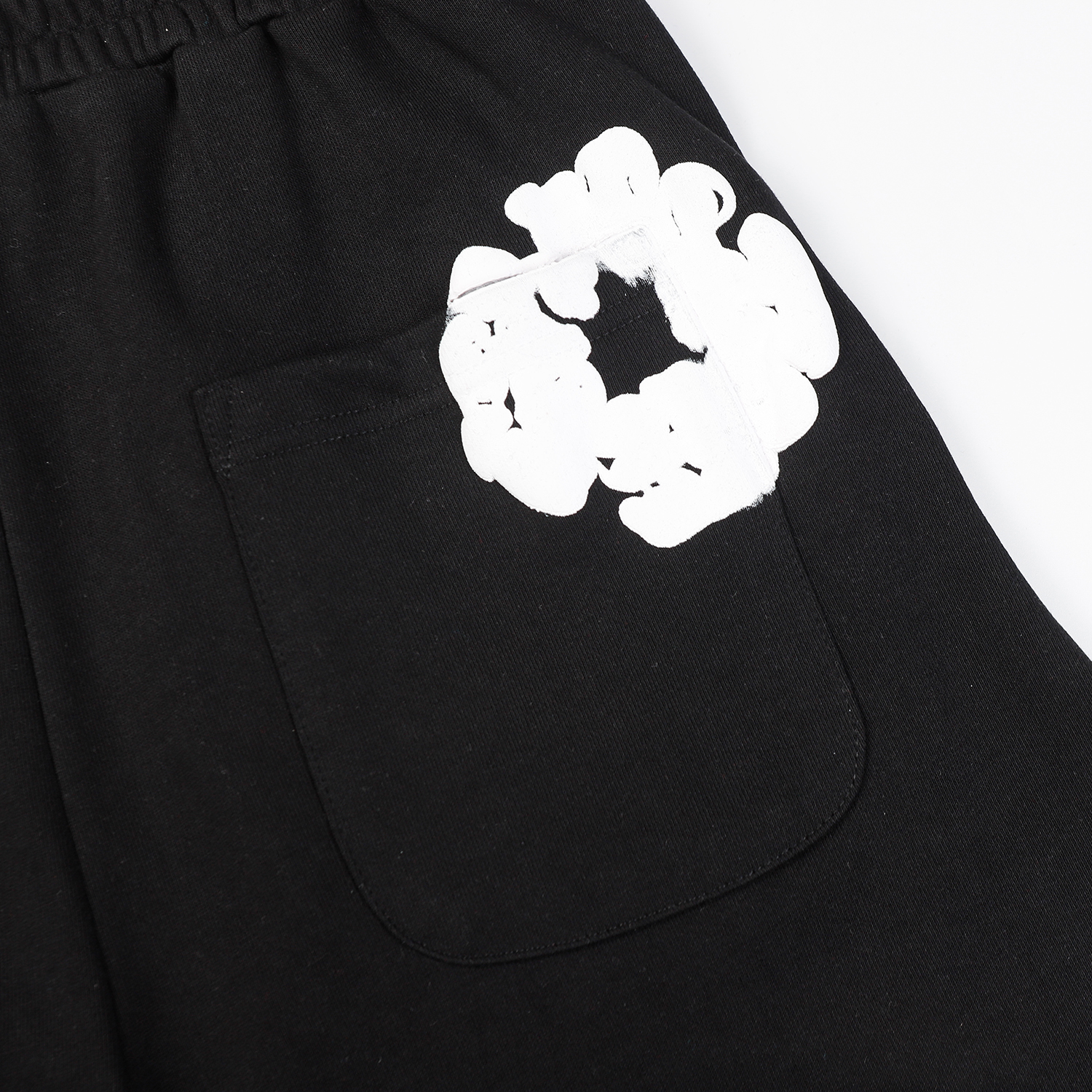 Denim Tears The Cotton Wreath Shorts Black