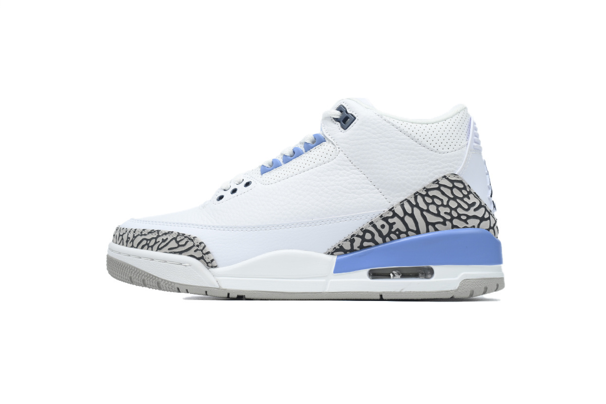 Air Jordan 3 Retro UNC White Blue CT8532-104