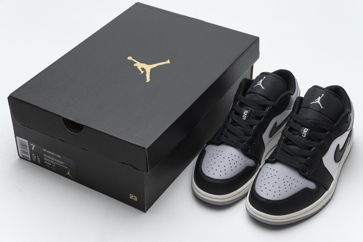 Jordan 1 Low Grey Toe 553558-110