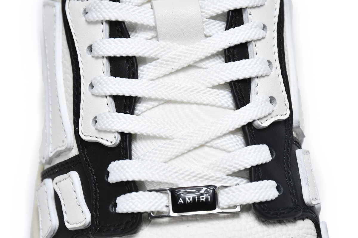 Amiri Skel Top Low Black White