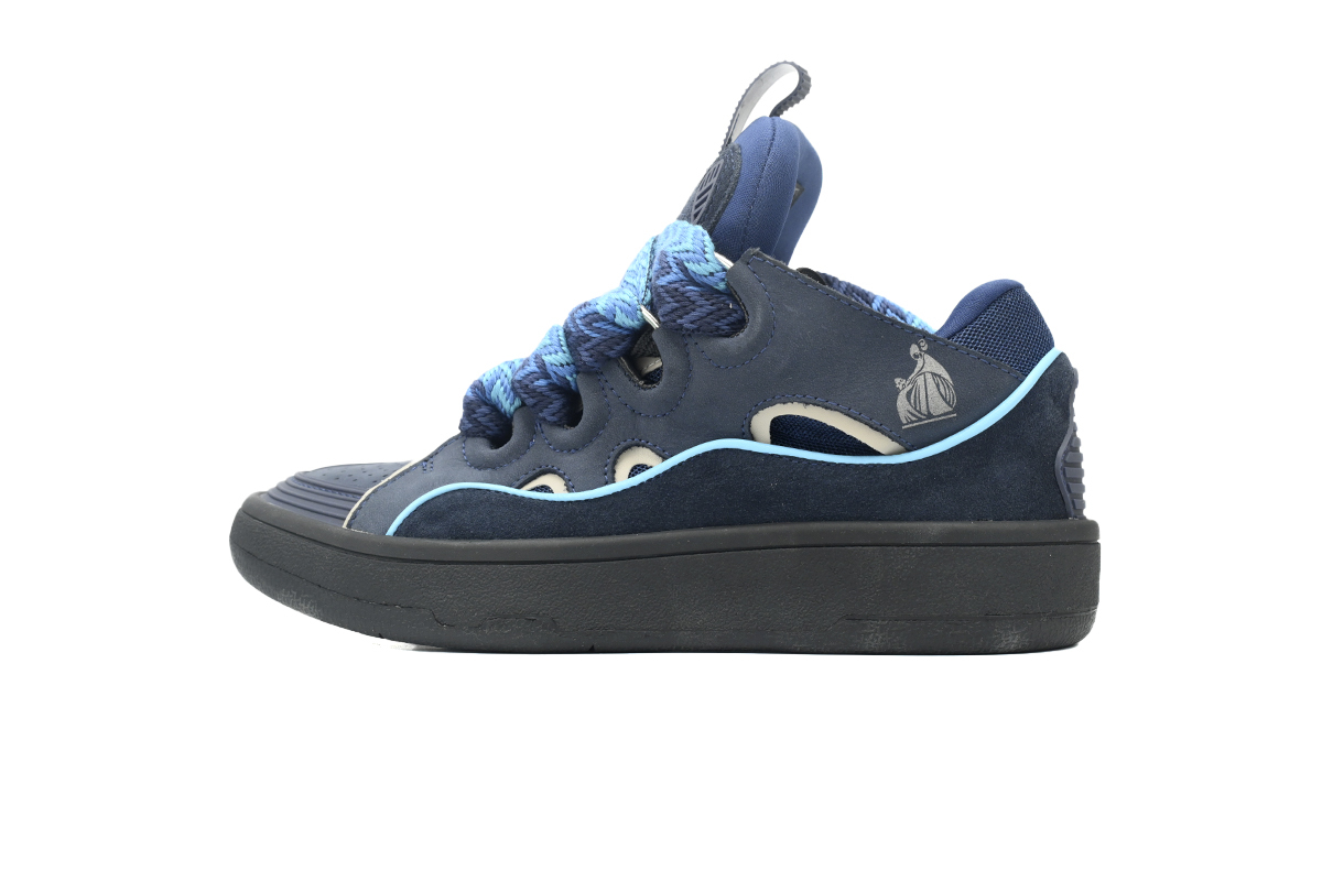 Lanvin Leather Curb Blue