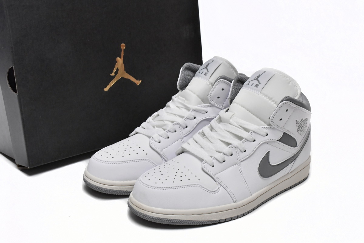 Air Jordan 1 Mid Neutral Grey 554724-135 - ogsneaker
