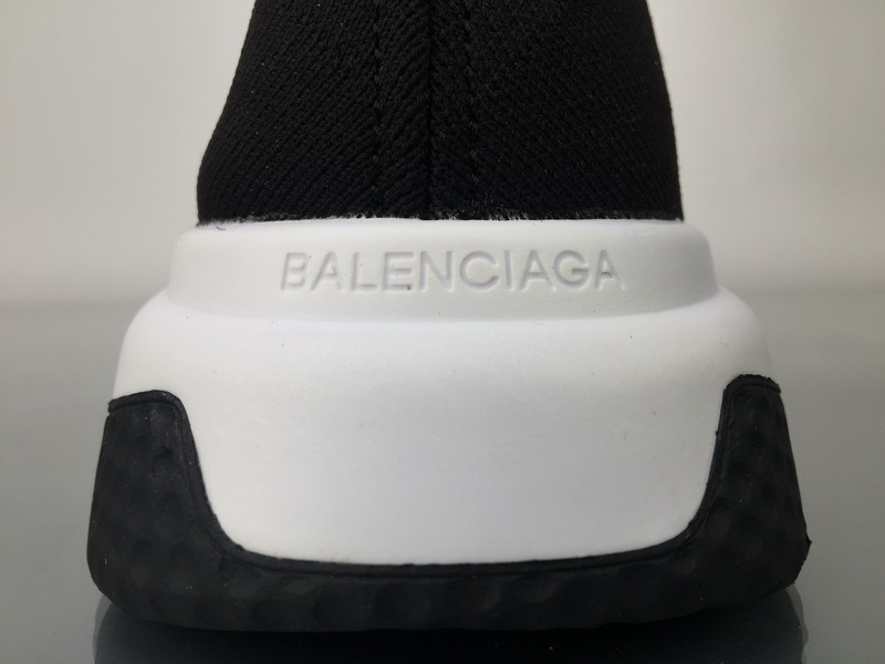Balenciaga Speed Sock Sneakers Black White