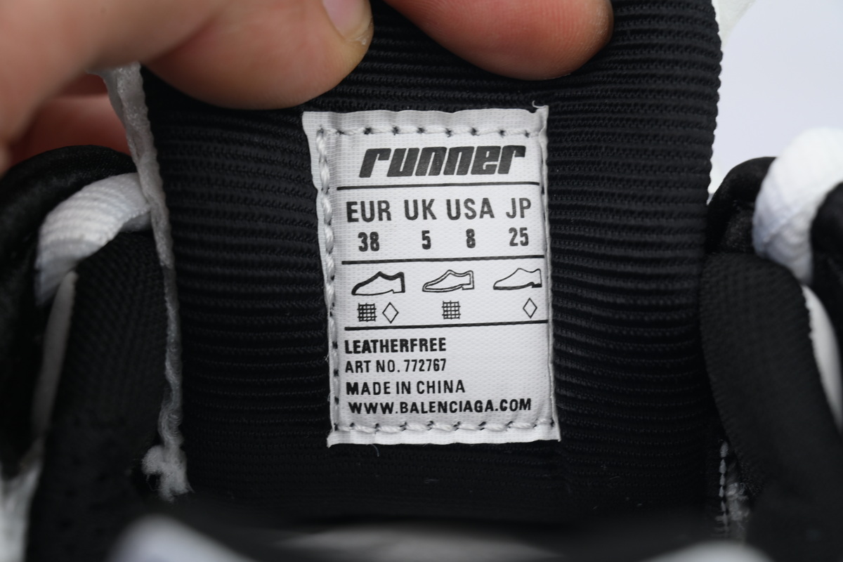 Balenciaga Runner Sneaker White Blue Yellow 772767 W3RNY 0213