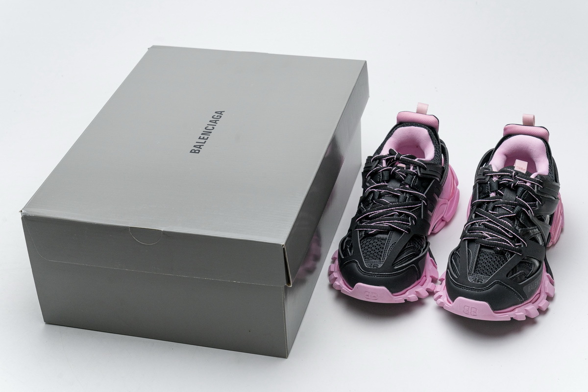 Balenciaga Track Tess S Black Pink 542436 W2LA1 4800