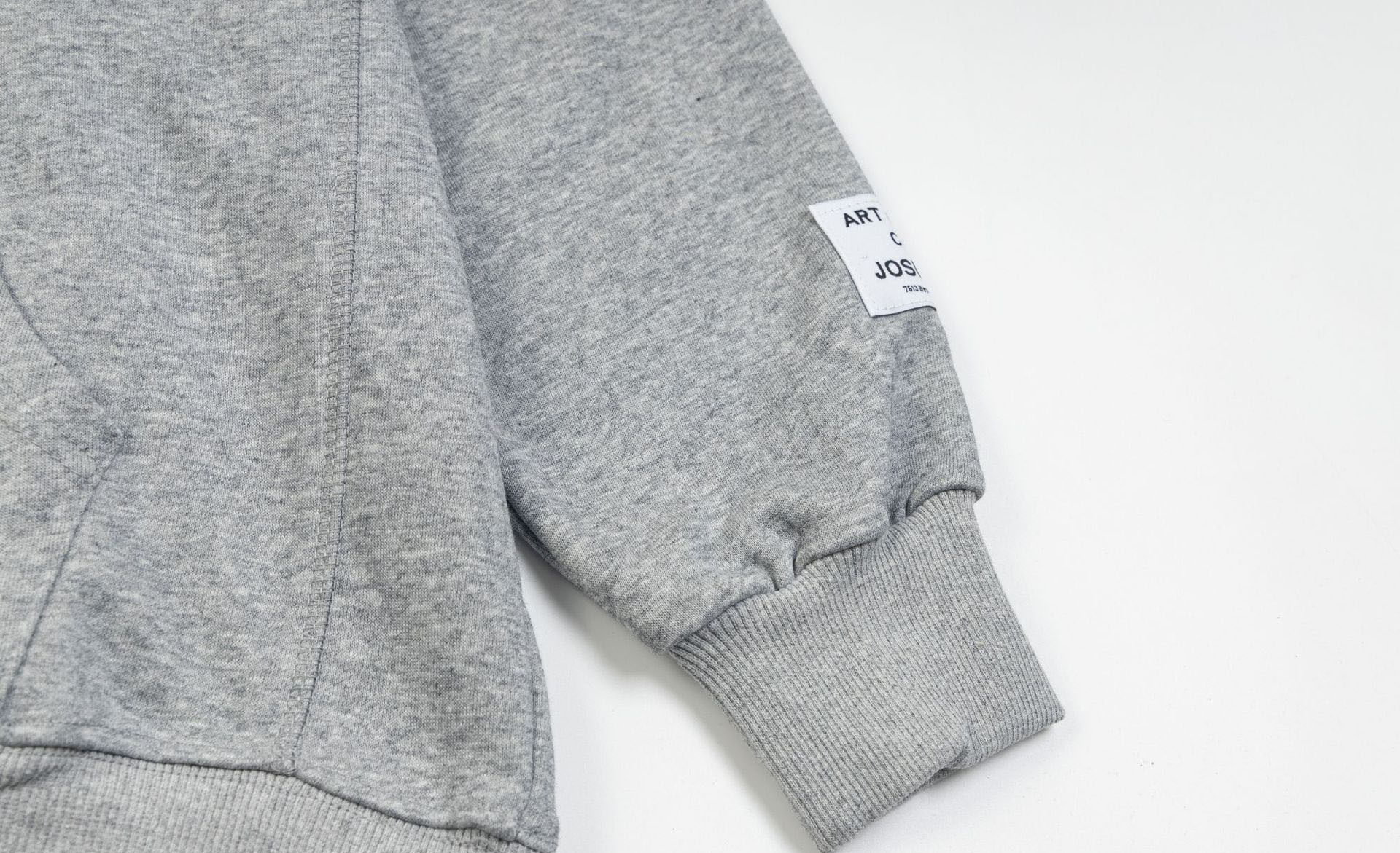 Gallery Dept Hoodie With Hat Grey Black