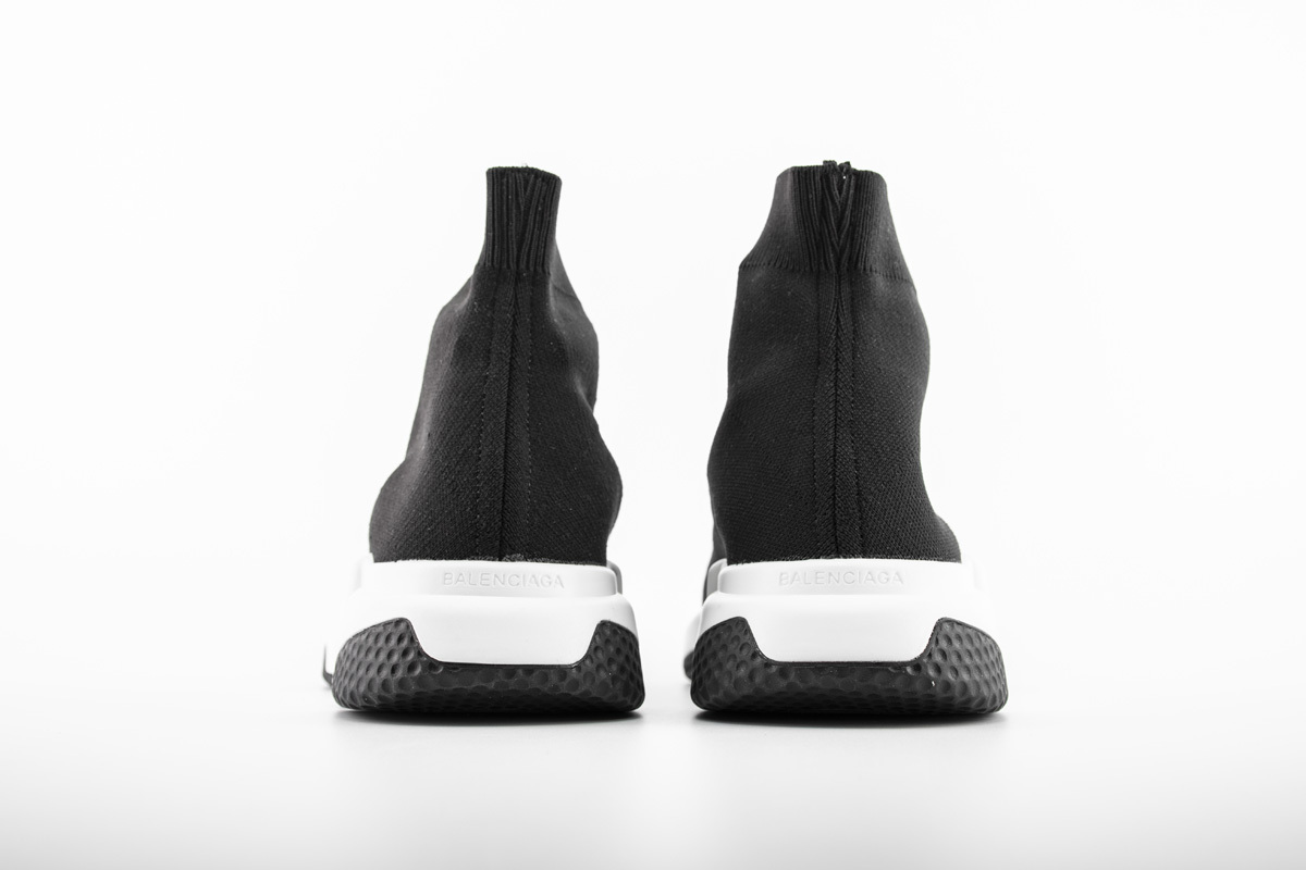 Balenciaga Speed Sock Sneakers Black White