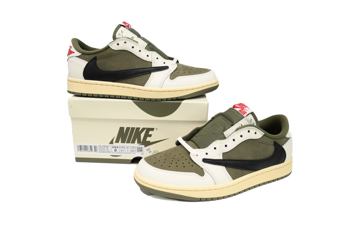 Travis Scott Air Jordan 1 Low OG Olive DM7866-200